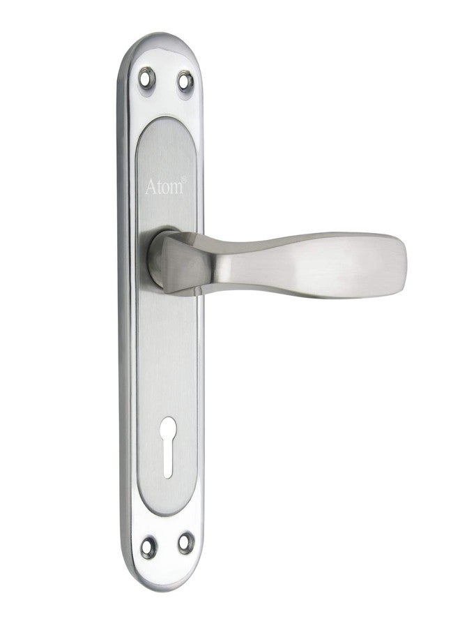 Atom Heavy Duty Mortise Door Lock for Bedroom, Living Room, Main Door, Silver Satin Finish | 3 Keys | 6 Lever Double Stage Lockset for House Hotel Office(PANDAKY) - Image 3